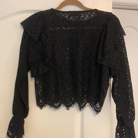 Zara size small black long sleeve NWT - Picture 3 of 3